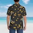 thumbnail image 6 of Daiia Bumblebee Hawaiian Shirt for Men Gentle Cotton Regular Short Sleeve Casual-X-Large, 6 of 9