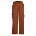 thumbnail image 3 of LONKITO Cargo Pants for Men, Lightweight Multi Pockets Outdoor Hiking Pants Elastic Waist Straight Leg Work Pants, Size XL, 3 of 5