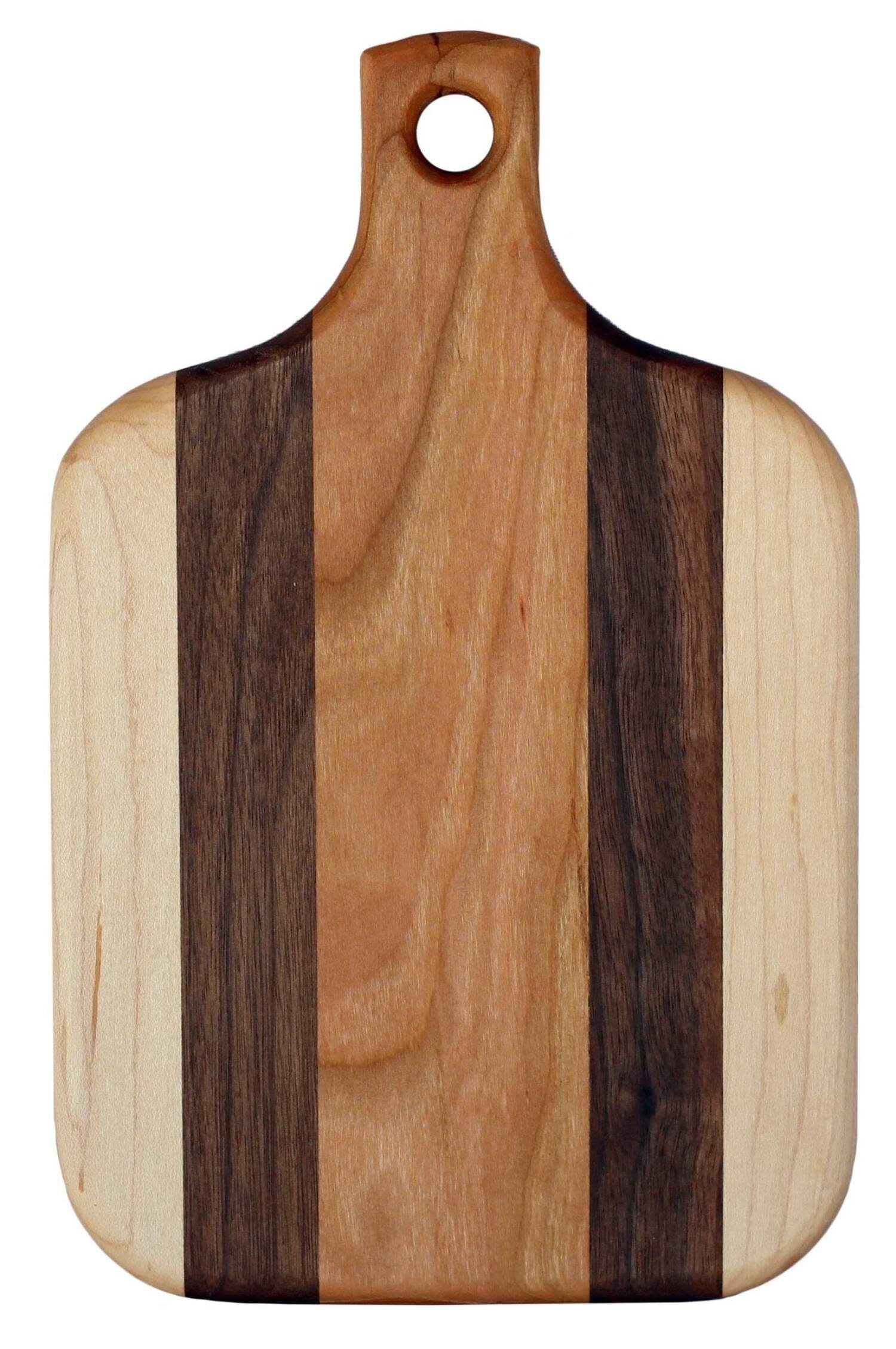 Paddle Handle Cutting Boards Including Oil