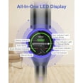 thumbnail image 2 of Cordless Stick Vacuum, 3-in1 Brushless Motor 450W/33Kpa Stick Vacuum Cleaner with LED Screen Lightweight Handheld Vacuum 55mins Runtime for Carpet Floor Pet Hair, 2 of 9