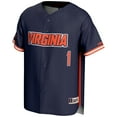 thumbnail image 2 of Men's GameDay Greats #1 Navy Virginia Cavaliers Lightweight Baseball Jersey, 2 of 4