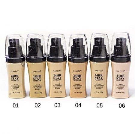 Santee Flawless Perfect Finish Liquid Foundation With Dropper New