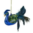 thumbnail image 3 of Northlight 14" Green and Blue Jeweled Peacock Christmas Ornament with Feather Tail, 3 of 4
