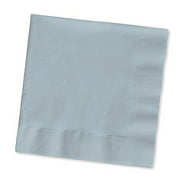 Club Pack of 500 Shimmering Silver 3-Ply Paper Party Lunch Napkins 6.5"