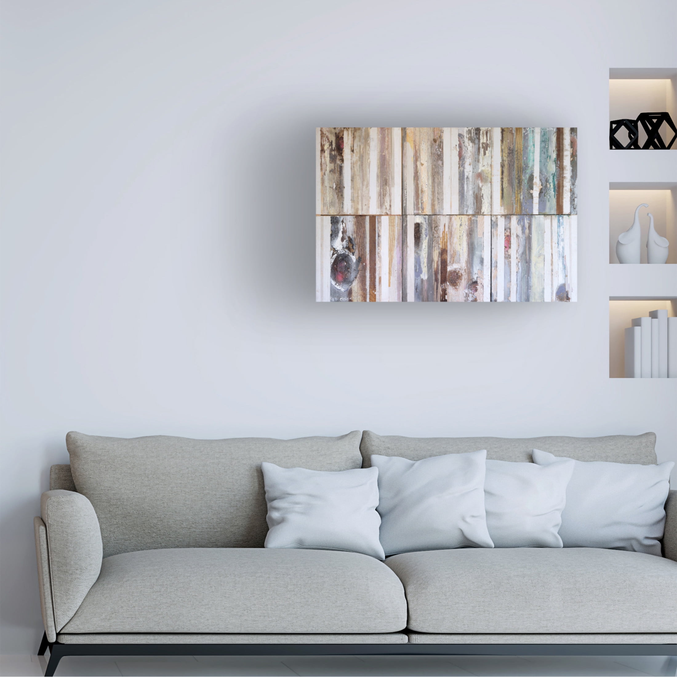 Trademark Fine Art Erin McGee Ferrell Textured Grain VII Canvas Wall Art