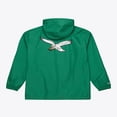 thumbnail image 2 of Men's Mitchell & Ness Kelly Green Philadelphia Eagles Coaches Full-Snap Hooded Windbreaker Jacket, 2 of 4