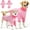 Tie-dye Pink, variant on AUTOWT Recovery Suit for Dogs - Anti-Licking Body Suit, Cone Alternative for Spay Neuter, Anti-Shedding for All Sizes