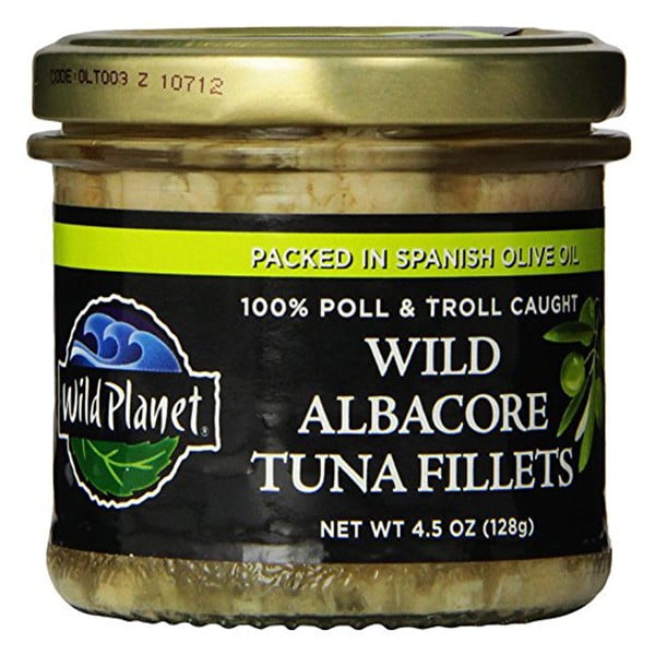 Wild Wild Albacore Tuna Fillets In Spanish Olive Oil 4.5 oz Jars