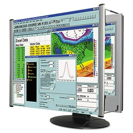 Kantek, KTKMAG22WL, Fresnel Wide-screen Monitor Magnifier Lens, 1 Each, Aluminum