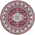 thumbnail image 3 of SAFAVIEH Kazak Diarmait Geometric Area Rug, Red/Blue, 5'3" x 7'6", 3 of 9