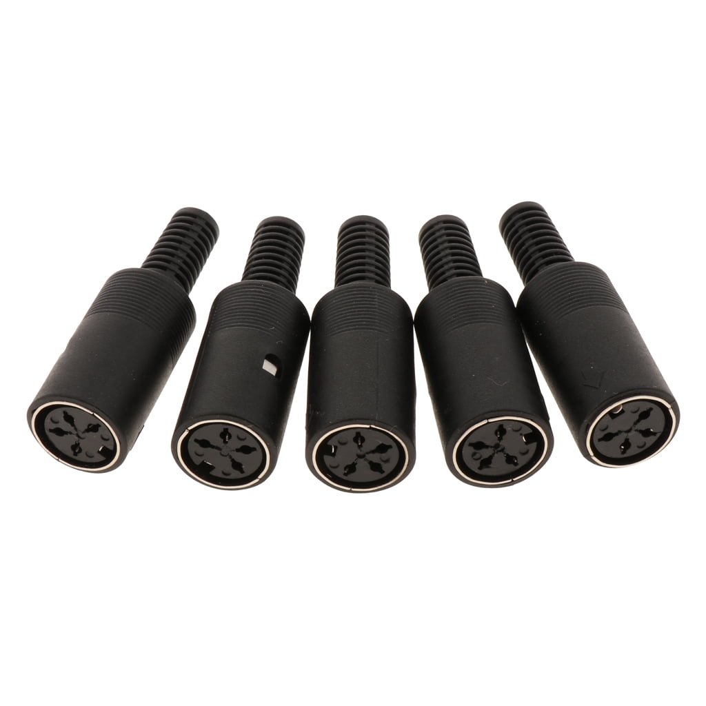 Buy DIN Pin Keyboard Female Plug Audio Connector Mouse DIY Solder