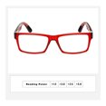 thumbnail image 3 of Reading Glasses Retangular Trendy Bold Thick Design Lightweighted Spring Metal Hinge Anti-Slip Temples, 3 of 6