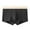 Black, variant on fatyb Men's Boxers Briefs Cotton Breathable Stretch Underpants Comfortable Trunks Underwears for Men