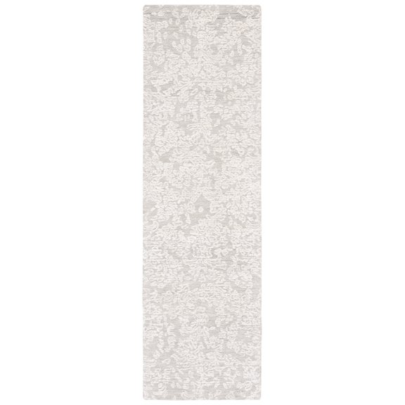 SAFAVIEH Metro Darin Geometric Runner Rug, Light Grey, 2'3" x 8'