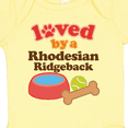 thumbnail image 4 of Inktastic Rhodesian Ridgeback Loved by a (dog Breed) Boys or Girls Baby Bodysuit, 4 of 5