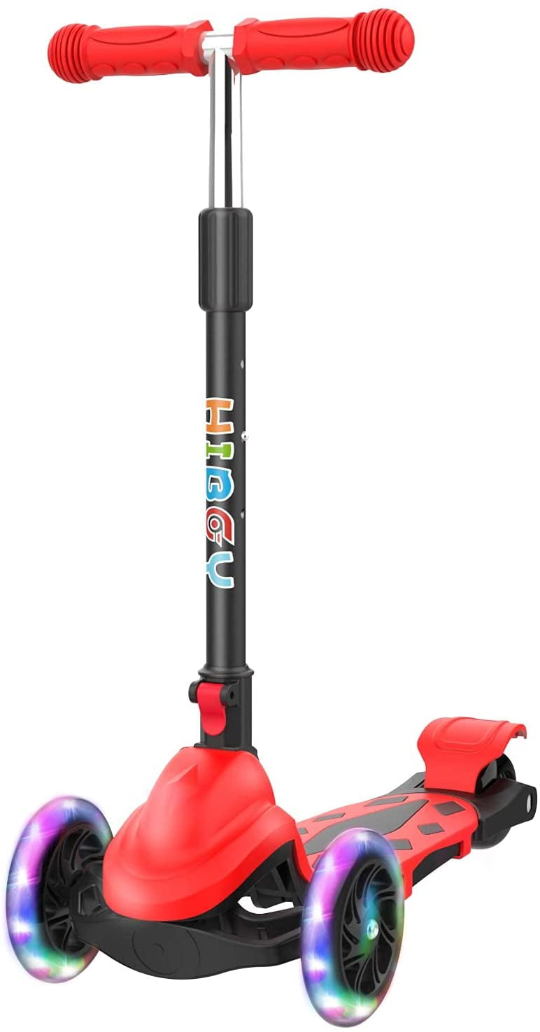 Hiboy Q1 Scooter for Kids 4 Adjustable Heights, 3 Wheels with 2 LED