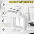 thumbnail image 2 of Dish Liquid Dispenser, 2 Pieces Bathroom Soap Dispenser, Refillable Pump Dispenser Press Type Visual Lotion Dispensing Empty Bottle (500ML), 2 of 5