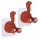 thumbnail image 5 of Gancho de cola de animal Bling Bling con ventosa para azulejos de cerámica de vidrio mate Metal de mármol rojo 2 uds, 5 of 12