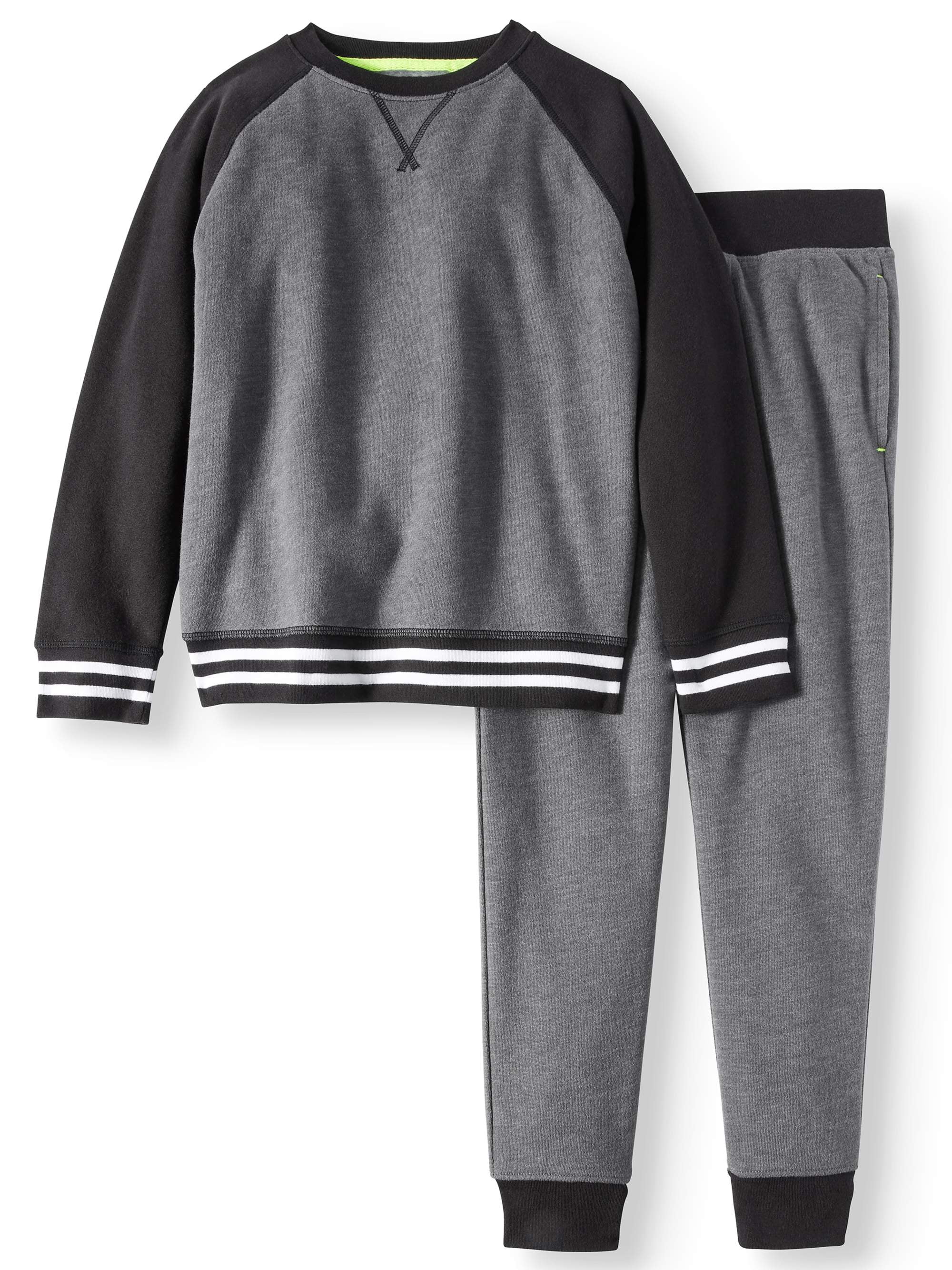 jogger crew neck set
