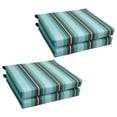 thumbnail image 3 of Blazing Needles 93454-4CH-OD-195 20 x 19 in. Patterned Outdoor Chair Cushions, Walden Caribean - Set of 4, 3 of 3