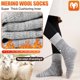 thumbnail image 2 of Calcetines EBMORE de lana merino, térmicos, gruesos, para senderismo, 5 pares, 2 of 6