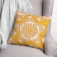 thumbnail image 3 of Creative Products Large Bright Yellow Cream Star Pattern 20x20 Indoor / Outdoor Pillow, 3 of 3
