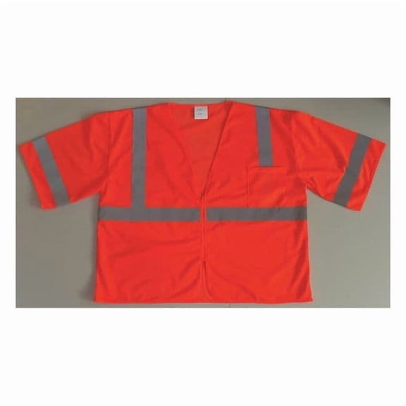 Condor U-Block Vest, Class3 Orange/Red, L 53YL82