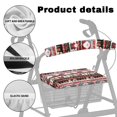 thumbnail image 5 of HELLHERO Christmas Patchwork Style Walker Seat Back Cover Breathable Seat Back Cover and Walker Protective Sleeve Specifically Designed for Seniors, 5 of 7