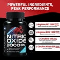 thumbnail image 6 of Extra Strength Nitric Oxide Booster - 3X Strength L-Arginine AKG & Citrulline Malate - Men & Women Premium Pre Workout Nitric Booster - Natural Energy & Muscle Support, Bottled in USA - 240 Capsules, 6 of 9