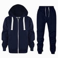 thumbnail image 4 of Gibobby Toddler Kids Boy Clothes Little Boy Fall Winter Outfit Long Sleeve Letter Sweatshirt Plaid Jogger Pants Set 2T 3T 4T 5T 6T 7T 8T 9T Kids Boys Clothes(3-4 Years,Navy), 4 of 7