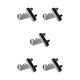 thumbnail image 1 of Reposabrazos de silla blanda Riwesomey ajustable extraíble para oficina color Negro, 1 of 6