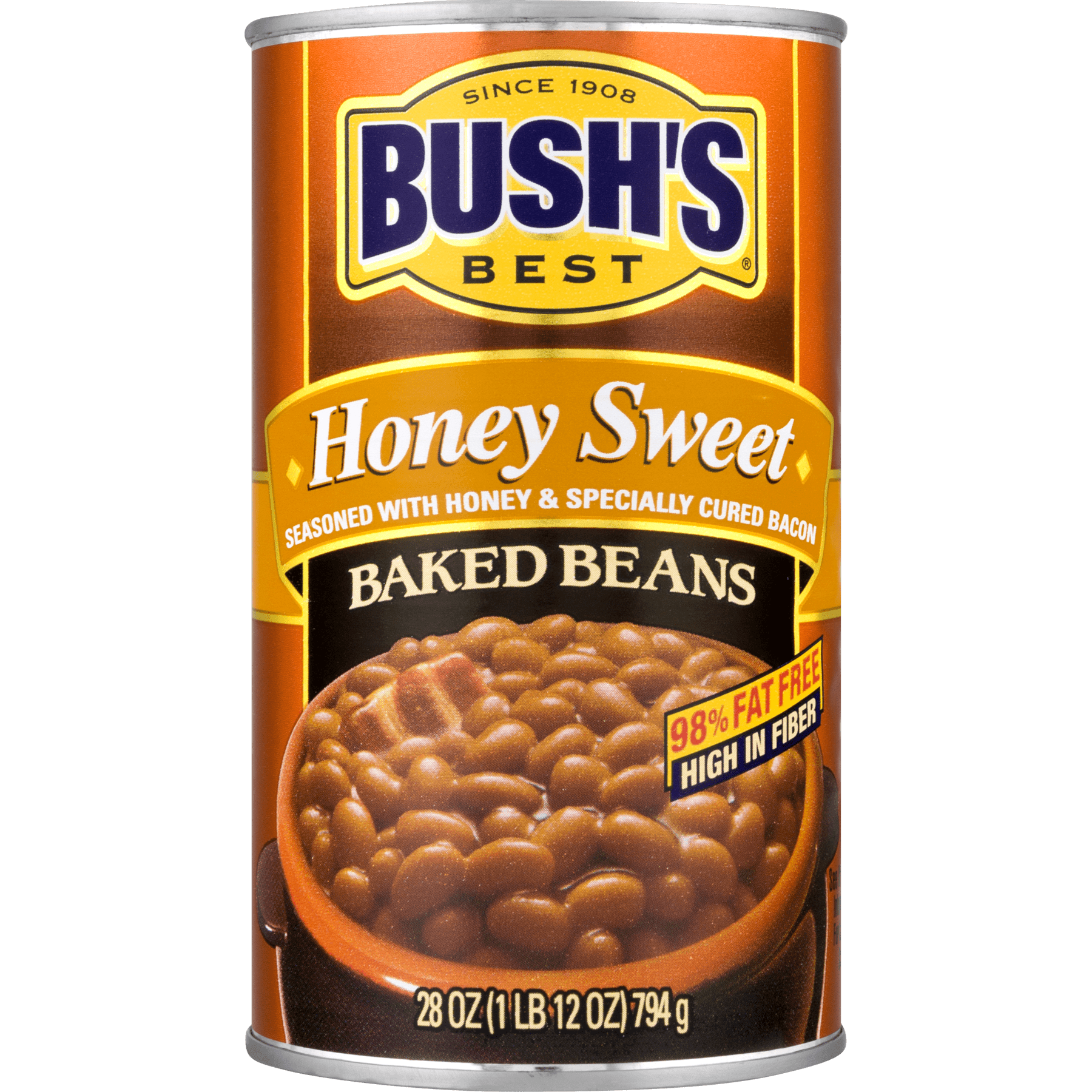 4 Pack Bush S Honey Baked Beans 28 Oz Walmart Com