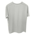 thumbnail image 4 of MIXUE Mens T-Shirts Summer Solid Color Round Neck Short Sleeve Breathable Casual Sports Outdoor Workouts Pullover Tops T Shirts Activewear,Beige,XL, 4 of 4