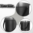 thumbnail image 6 of CoudarTitie 1.5L Ice Bucket Drink Tub Holder Portable Handle Multipurpose Metal Ice Pail for Black, 6 of 9