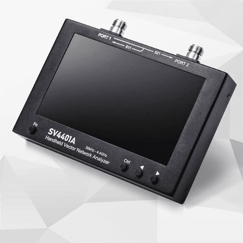 spectrum analyzer SV4401A 7 Inch Touch LCD 50Khz 4.4Ghz Vector Network