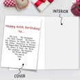 thumbnail image 3 of Tarjeta de cumpleaños MQMRYeto 60.º romántica de amor 20 x 13,5 cm, 3 of 6