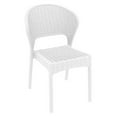 thumbnail image 3 of Compamia Daytona 7 Piece Extendable Patio Dining Set in White, 3 of 3