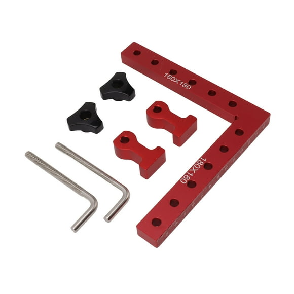 90 Degree Positioning Squares, Woodworker Merchandisers, Aluminum Alloy Woodworking Puzzle Pieces, Corner Clamping Square Tool for Assembling Boxes
