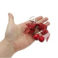 thumbnail image 5 of Unique Bargains 1 Pc Fashionable Leopard Print Bow Handbag Charm Decorative Keychain Red, 5 of 6
