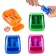 thumbnail image 2 of Sacapuntas, 4 PCS Coloridos Sacapuntas portátiles de doble orificio Sacapuntas manuales de plástico para niños, adultos, estudiantes, escuela, oficina, suministros para el hogar, 2 of 7