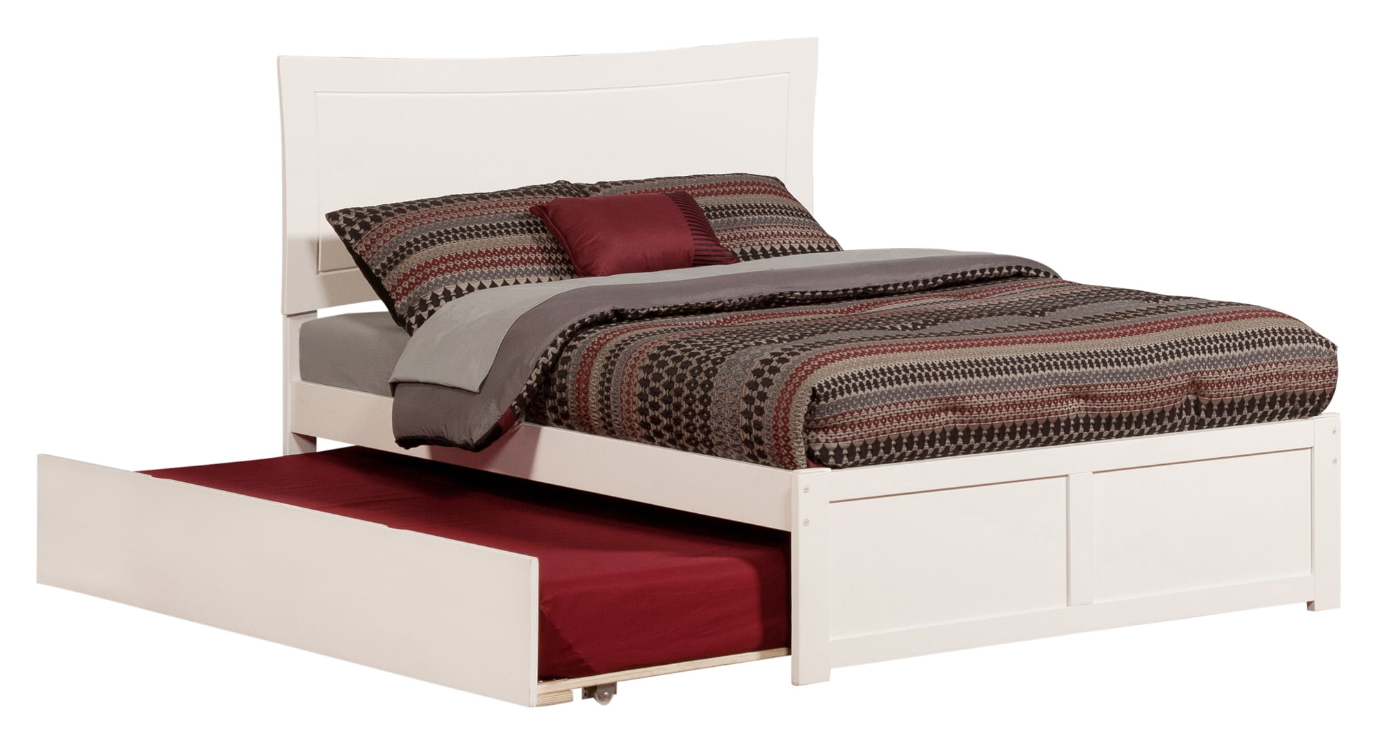 Metro Platform Bed with Flat Panel Foot Board and Twin Size Urban