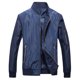 thumbnail image 1 of Hombres Cremallera Moda Casual Béisbol Ropa Chaqueta Abrigo Suelto Outwear Abrigo Pompotops  oipoqjl12855, 1 of 9