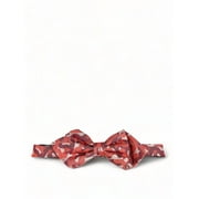 Red Camouflage Silk Bow Tie by Paul Malone