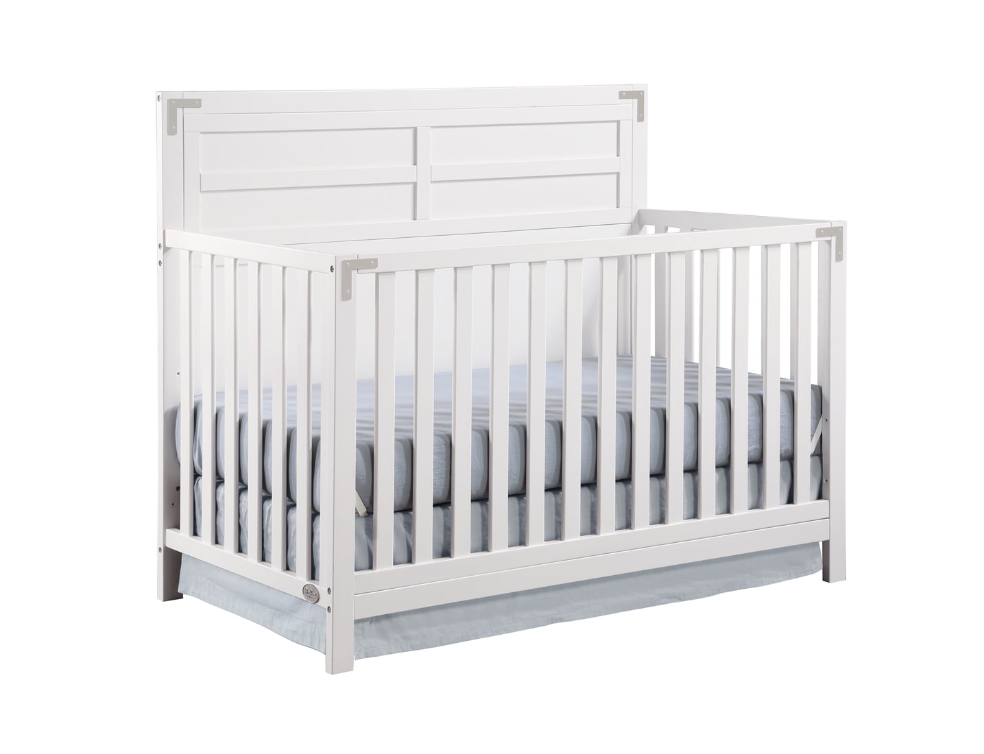 Ti Amo Mila 4-in-1 Convertible Infant Crib, Snow White