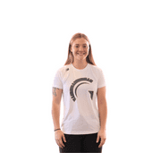 Guardian X New Balance Women's Short Sleeve Tech Tee, White/Grey/Rose Gold, Medium