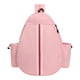 thumbnail image 4 of Bolso de la raqueta de tenis bolsa de carro de transporte ligero con soporte de botella de agua organizador de cremallera suave mochila de Rosa, 4 of 8