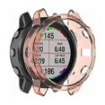 thumbnail image 1 of For Garmin Fenix 6S/6S Pro Transparent TPU Anti-aging Smart Watch Frame Protective Case - Black, 1 of 5