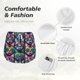 thumbnail image 4 of Balery Happy Kitten Faces Pantalones cortos deportivos para mujer con forro y dos bolsillos, elásticos, para entrenamiento, gimnasio, yoga-XX-Large, 4 of 7