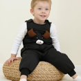 thumbnail image 5 of Ruyang Baby Cute Animal Puffer Snow Bib Overalls Toddler Zip up Ski Jumpsuit Winter Waterproof Warm Clothes Down Snowsuit, 5 of 8