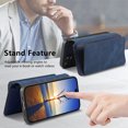 thumbnail image 4 of ELEHOLD for iPhone 13 Zipper Wallet Case,Magnetic Detachable RFID Flip Card Slots Stand Function Shockproof Full Protective Leather Case for iPhone 13,Blue, 4 of 8
